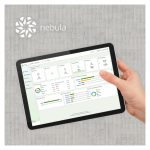 Imagen del Zyxel NWA55AXE, un punto de acceso inalámbrico blanco con capacidad de 1775 Mbps y soporte para Energía sobre Ethernet (SKU: NWA55AXE-EU0102F).