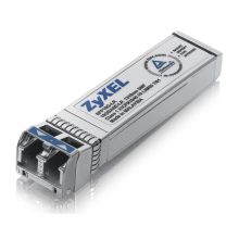 Imagen del Zyxel SFP10G-LR módulo transceptor de fibra óptica con velocidad de 10000 Mbit/s en formato SFP+ y longitud de onda de 1310 nm. SKU: SFP10G-LR-ZZ0101F