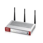 Zyxel USG20W-VPN-EU0101F router inalámbrico Gigabit Ethernet doble banda 2,4 GHz y 5 GHz en colores gris y rojo