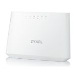 Router inalámbrico blanco Zyxel VMG3625-T50B con doble banda (2,4 GHz y 5 GHz) y Gigabit Ethernet. SKU: VMG3625-T50B-EU02V1F