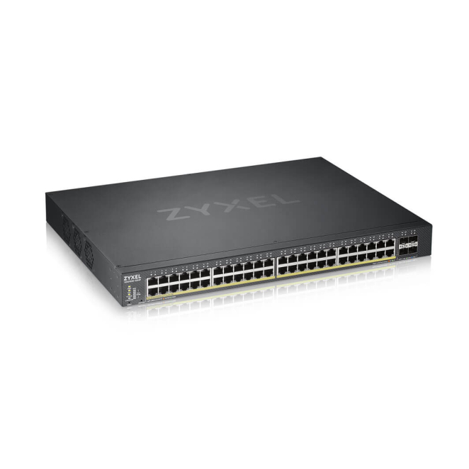 Zyxel XGS1930-52HP Gestionado L3 Gigabit Ethernet (10/100/1000) Energía sobre Ethernet (PoE) Negro 4 Zyxel XGS1930-52HP Puertos