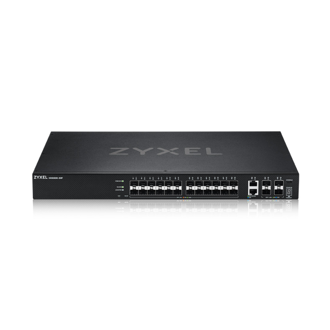 Zyxel Switch Gestionado L3 con 30 Puertos Negro Switch Zyxel XGS2220-30F Gestionado L3 en color negro con 30 puertos, SKU XGS2220-30F-EU0101F