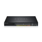 Imagen del switch Zyxel XGS2220-30HP gestionado L3 con Gigabit Ethernet, Energy sobre Ethernet (PoE) en color negro, SKU XGS2220-30HP-EU0101F