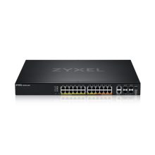 Imagen del switch Zyxel XGS2220-30HP gestionado L3 con Gigabit Ethernet, Energy sobre Ethernet (PoE) en color negro, SKU XGS2220-30HP-EU0101F