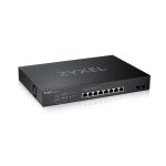 Imagen del switch gestionado L3 Zyxel XS1930-10-ZZ0101F con conectividad 10G Ethernet en color negro