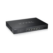 Imagen del switch gestionado L3 Zyxel XS1930-10-ZZ0101F con conectividad 10G Ethernet en color negro